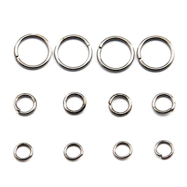 

all size stainless steel jump ring jewelry finding brass open jump rings components 100g/bag jr06 xujod, Silver