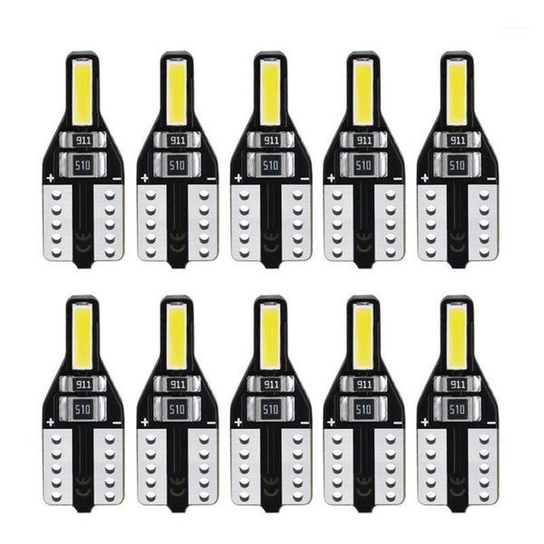

10pcs t10 led w5w bulb auto interior reading doom trunk light for 2061