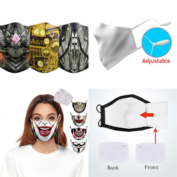 

big print mouth mask face skull galaxy washable fabric mask pm 2.5 protective dust mouth- u6ihu6ih 7jyx