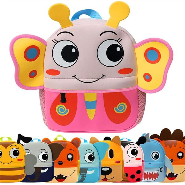 

3d animal children backpacks brand design girl boys backpack baby kids bag school bags kindergarten cartoon bag mochila escolar