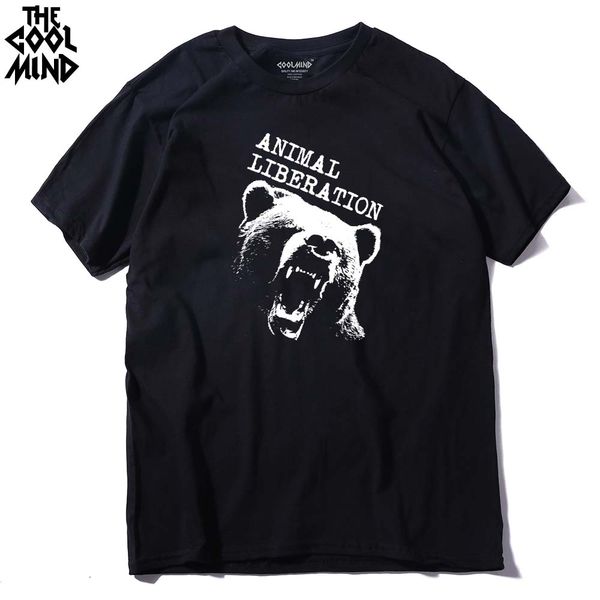 

be0112a short sleeve o-neck animal libration bear printed men t-shirt casual comfortable men's t shirt sport hooded sweatshirt hoodie