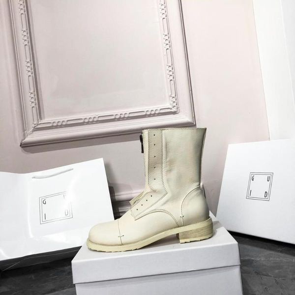 

обувь для женщин натуральные кожаные сапоги мода женская платформа черные красные ботинки роскошный дизайнер c бренд ручной работы зимняя об, Black