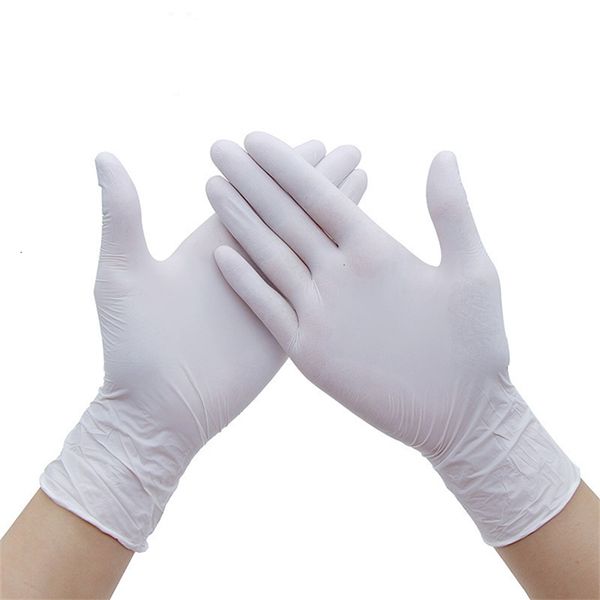 

wholesale laboratory factory dentistry safety white disposable nitrile gloves