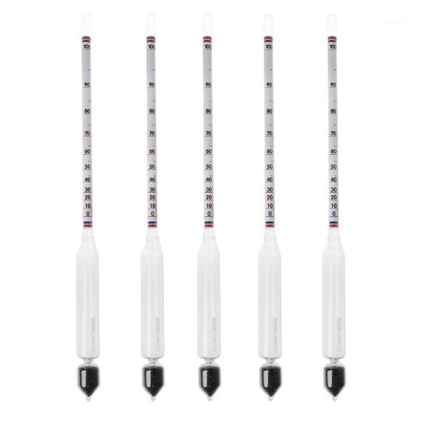 

5 pcs hydrometer tester vintage tools alcoholmeter alcohol meter wine concentration meter 0-50/0-100 hydrometer alcohol tools1