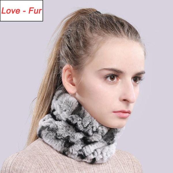 

rex fur ring scarves warm soft women genuine rex fur headbands scarf handmade knitted real scarfs, Blue;gray