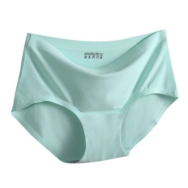 

seamless solid color silk satin briefs women's comfortable underwear panties for women 2020, Black;pink