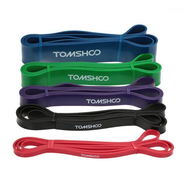 

resistance bands tomshoo 208cm workout loop band pull up assist stretch powerlifting bodybulding yoga exercise fitnessband1