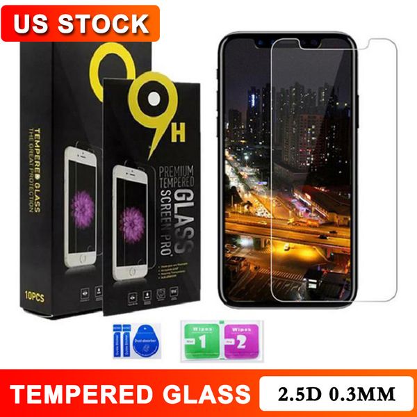 

tempered glass 2.5d 9h 0.3mm screen protector for phone 12 12mini 12pro se 11 pro max x xs xr 7 8 6 6s plus 10 in 1 with retail box