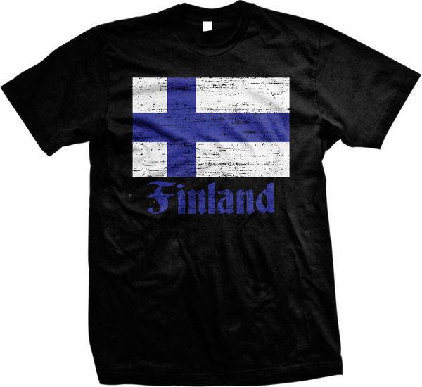 

finland distressed country flag suomi finnish pirde mens hoodie designers t shirts sweatshirt