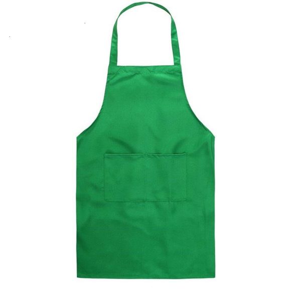 

color apron kitchen clean accessory for solid multi function household cooking baking aprons ti09