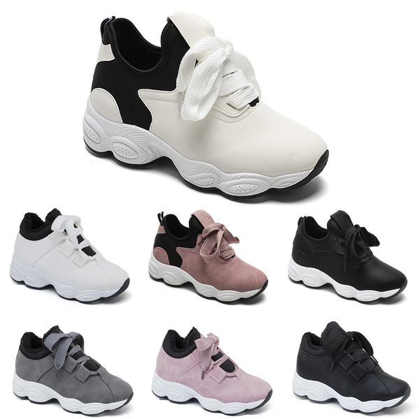 

non-brand running shoes for women chaussures white black pink grey suede fashion sports sneakers 36-40 style 295, White;red