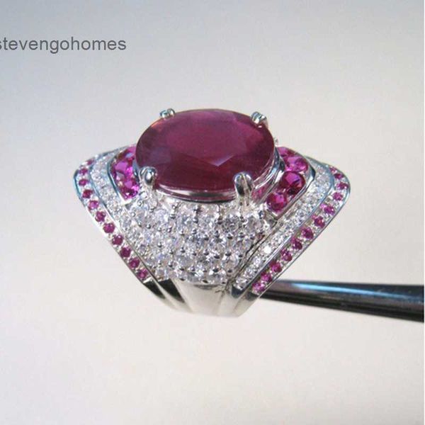 

women's accessories exaggerated weaving micro inlaid diamond creative luxury zircon ring, Silver