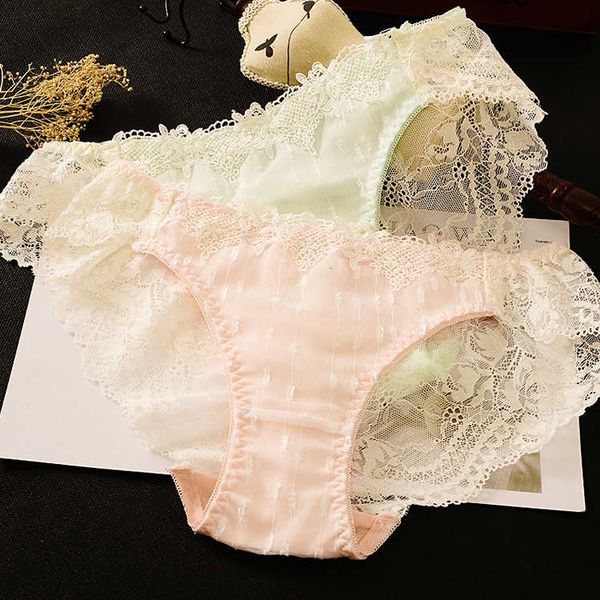 

seductive fashion comfortable breathable cotton crotch water soluble eing low waist white lace triangle underwear for women, Black;pink