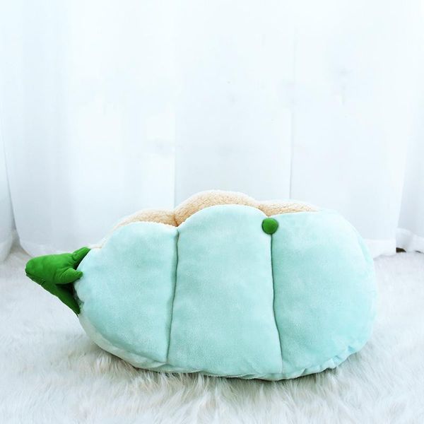 

cat beds & furniture 2021 winter warm bed lamb wool pea nest soft and comfortable pet sleeping cute semi enclosed cats house supplies