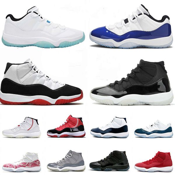 

fashion low jumpman 11 11s 25th anniversary women men basketball shoes satin\r\r concord blue trainers sneakers eur47
