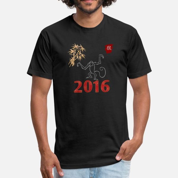 

год обезьяны 2016 t shirt фанки прекрасный летний костюм толстовка толстовка