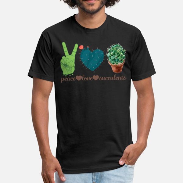 

peace love succulents cactus gift for nature t shirt funky kawaii sportswear tracksuit hoodie sweatshirt