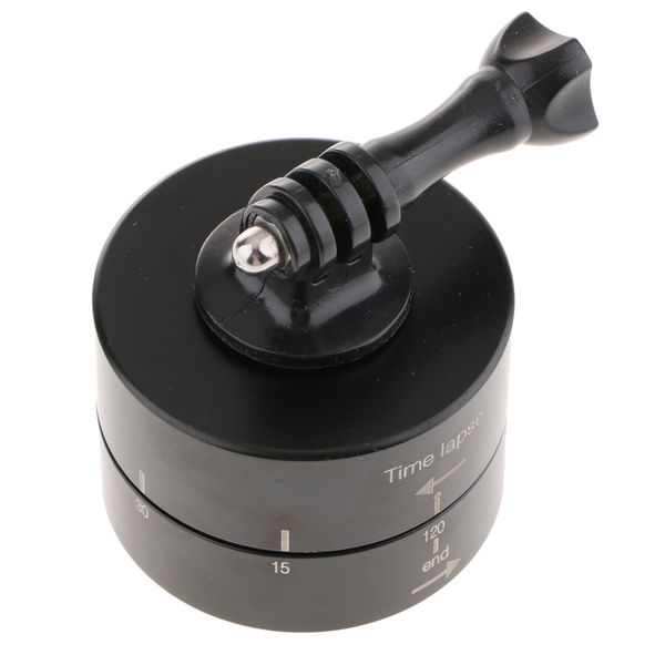 

120minute time lapse tripod head adapter camera mount 360 timelapse rotator metal material precise mechanism