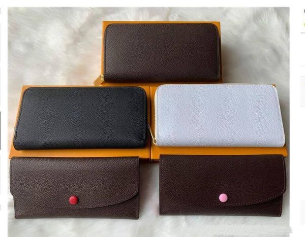 

9 colors fashion single zipper pocke men women leather wallet lady ladies long purse with orange box card 60136 lb83, Red;black