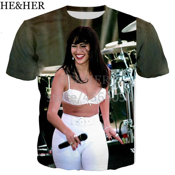 

latin music selena 3d print shirts funny hentai aesthetic men clothing