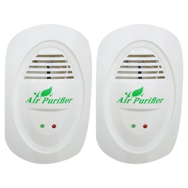 

2 pcs air purifier plug in for home office negative ions formaldehyde-removal toilet purification deodorizer pet us plug1