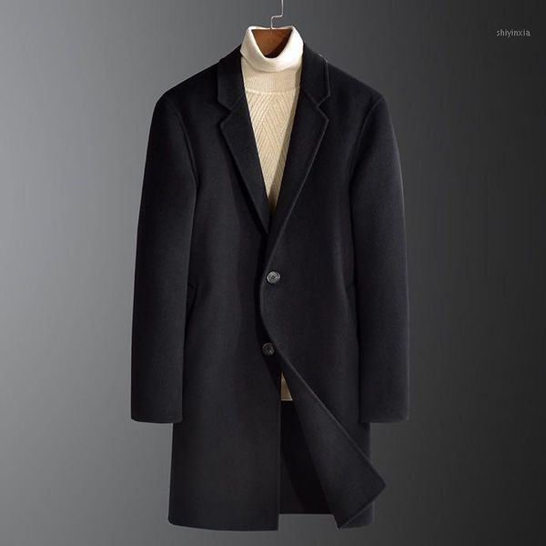 

cwk09475 fashionable men's coat 2020 autumn and winter fashion casual windbreaker coat1, Tan;black