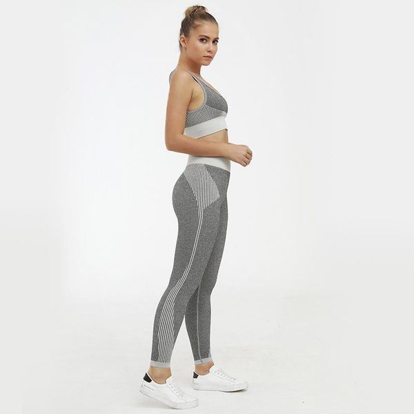 

yoga outfits breathable 2021 summer sports bra active suit set wear1, White;red