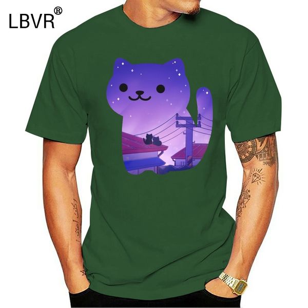 

men tshirt short sleeve collecting nights neko atsume t shirt o neck women t-shirt sport hooded sweatshirt hoodie