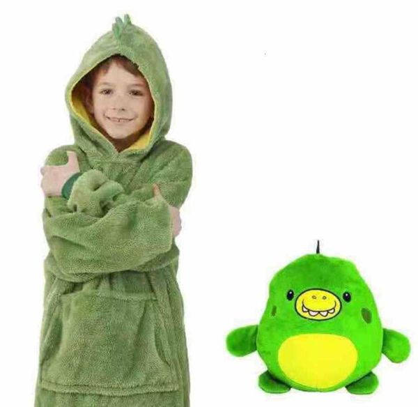 

tv pillow lazy pajamas children's blanket pet nta1, Blue;red