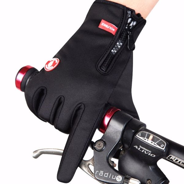 

bicycle motorcycle warm thermal windproof ski snow snowboard touch hands warmer men winter outdoor sports gloves, Blue;gray