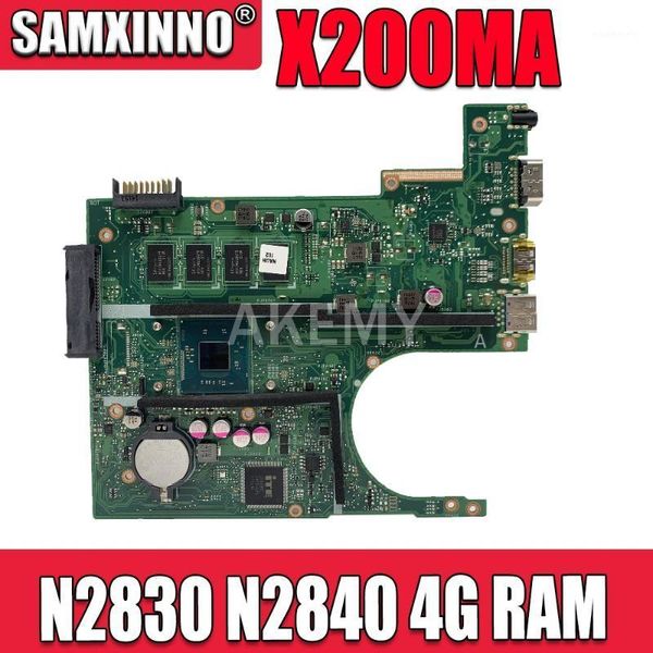 

x200ma motherboard rev2.1 for asus f200m x200m x200ma lapmotherboard mainboard n2830 n2840 4g ram1