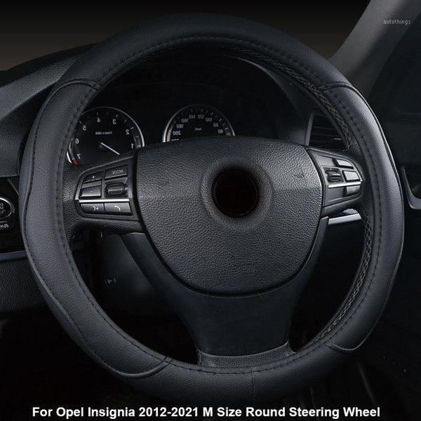 

car steering wheel cover for insignia 2012 2013 2014 2015 2016 2017 2018 2019 2020 2021 m size round steering wheel1