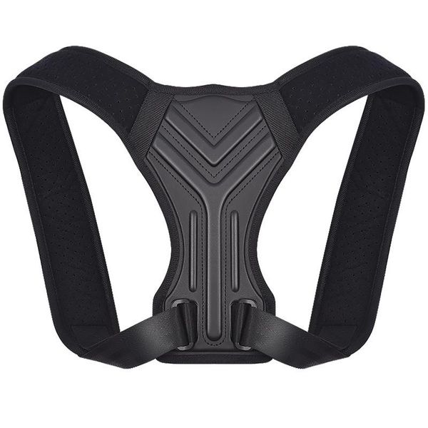 

back posture corrector posture brace back correction belt adjustable straightener - discreet brace for upper, Black;blue