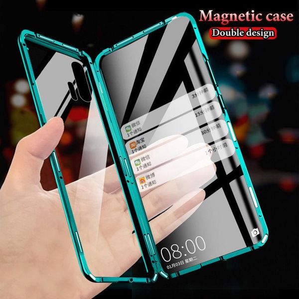 

huawei nova 7 pro case double side tempered glass metal bumper case for huawei nova 5t 7 6 se 5 5i h sqckew