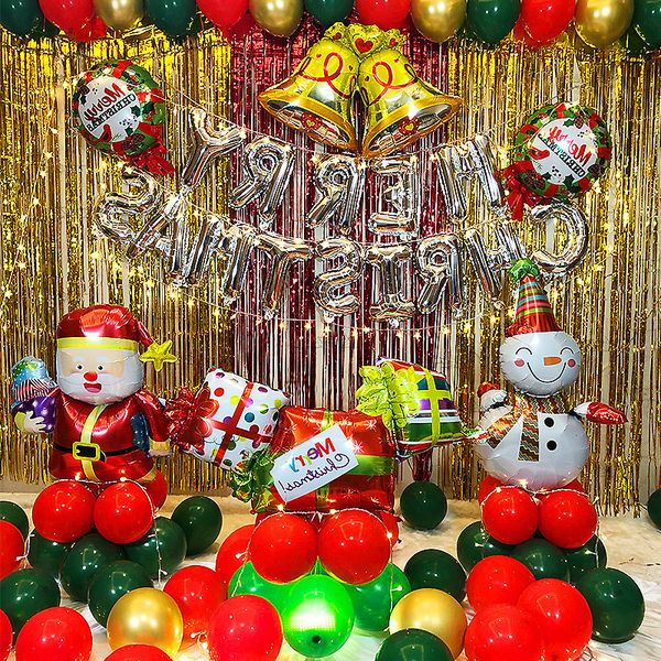

shopping mall christmas shop classroom kindergarten scene decoration balloon l supplies ktv dress up set