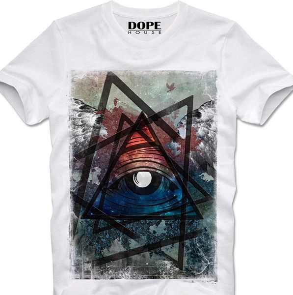 

t shirt all seeing eye trippy psychedelic illuminati illuminaten 100 % cotton tee shirt for men sport hooded sweatshirt hoodie