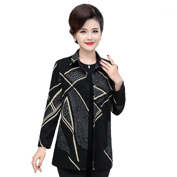 

vintage stylish pockets oversized plaid jacket coat women 2020 fashion lapel collar long sleeve loose outerwear chic 1, Black;brown