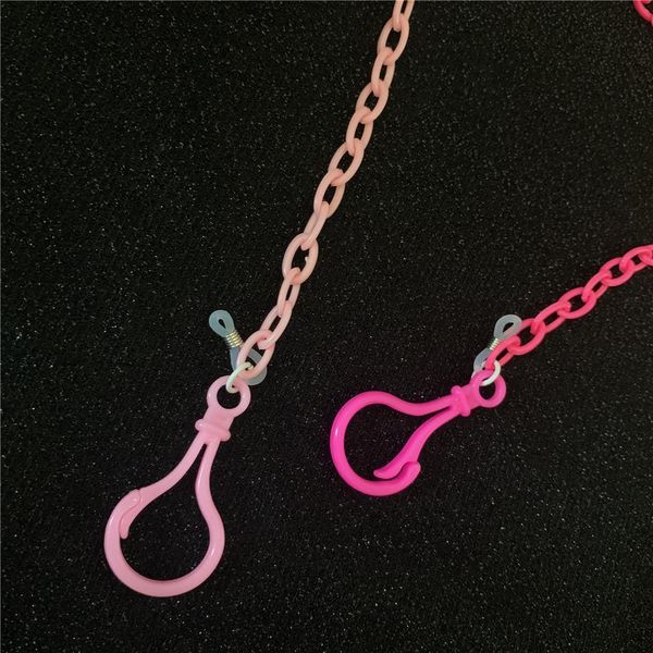 

2020 chic korean fashion children's mask chain multi color acrylic sunglasses chain neck chain mask lanyard strap jewelry h jllqgk