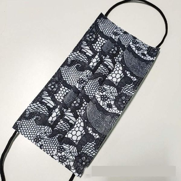 

50pcs women designer lace disposable cycling masks mascarilla de encaje mascara boca protection face cover color fy0105 2 noejs