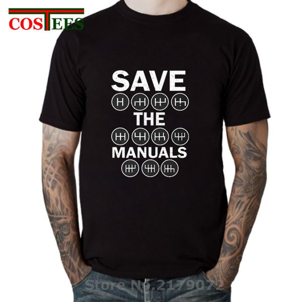 

sport driver man t-shirt car letter tshirt retro roadster oversized tee vintage save the manuals mens t shirt tee cotton clothing