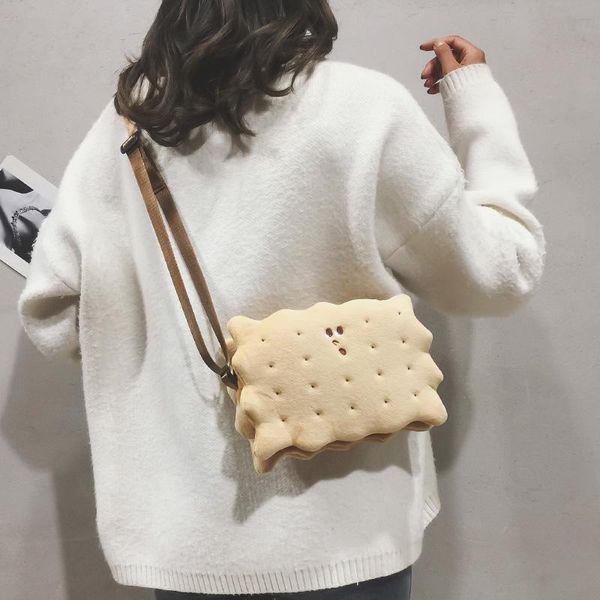 

bags for women original attractive funny small bag new biscuit messenger bag small cute square solid color