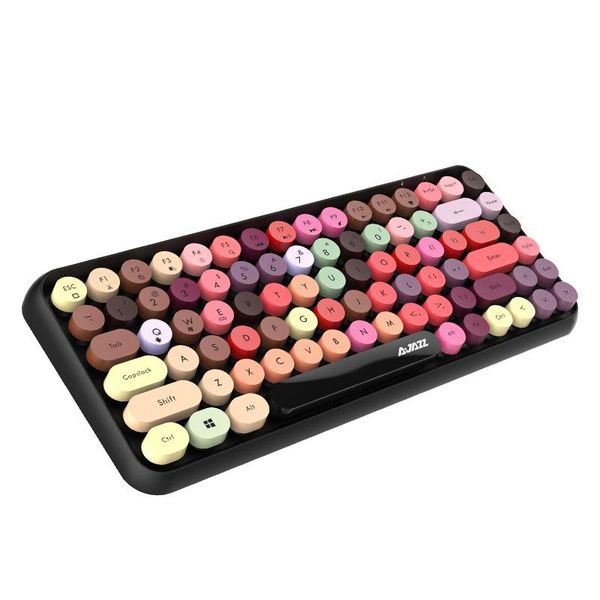 

black jazz 308i mobile phone bluetooth keyboard computer lapfor home & office use girl's punk tablet lipstick keyboard
