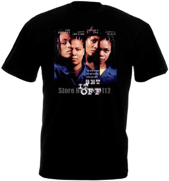 

set it off movie poster men's funny t shirt streetwear fashion tshirt homme humour t shirts tee shirt xxxxl sport hooded sweatshirt hoo