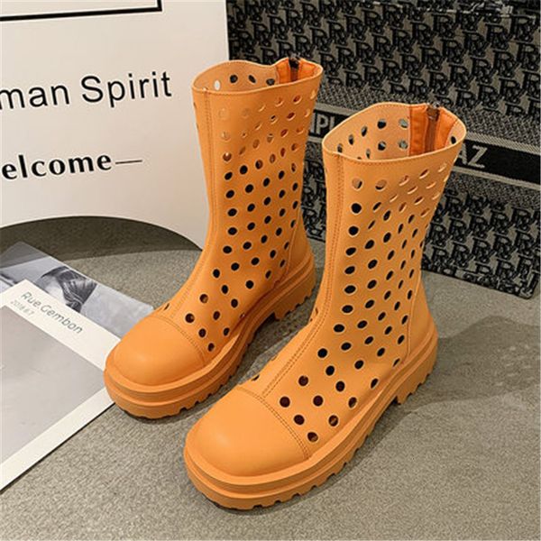 

2021 new women of will see breathable hollow women's soft and comfortable mujer zapatos boots 0et3, Black