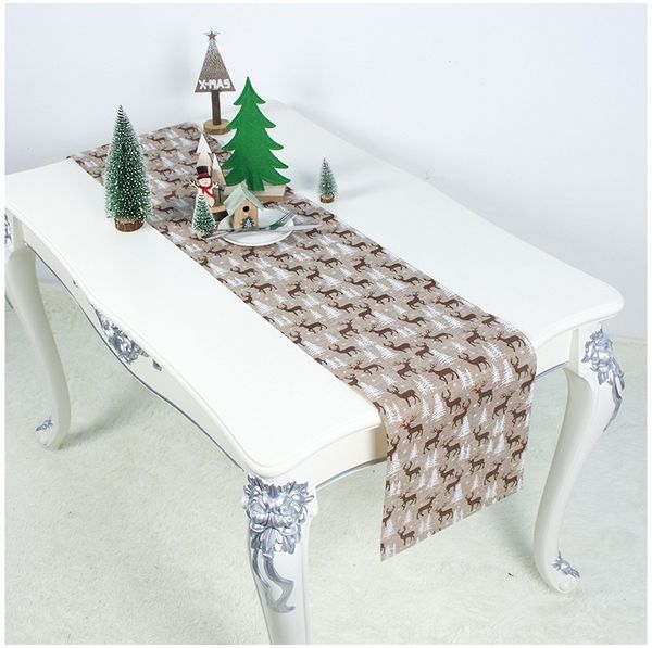 

lf4as decorations new accessories printing christmas table fabric flag 32 180cm christmas table xibao pfyvc