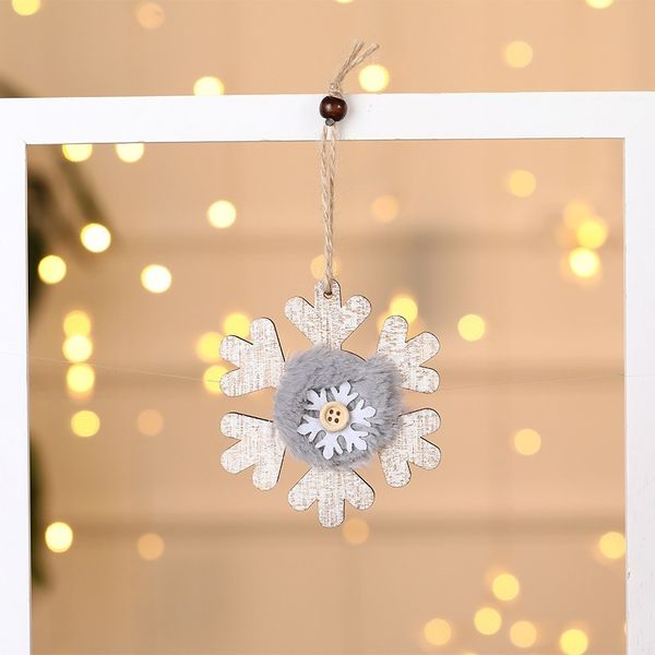 

christmas elk decorations hanging ornaments tree wooden decoration pendant new year navidad#40