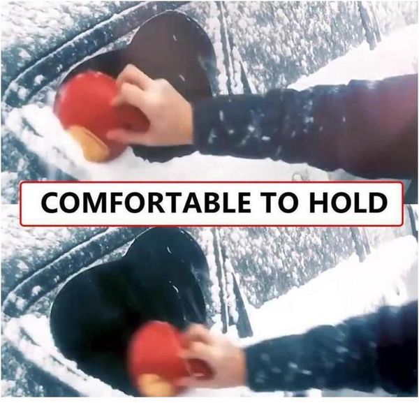 

2pcs/4pcs car magic window windshield ice scraper oil funnel snow remover shovel window scrapers cone deicing jlliyr