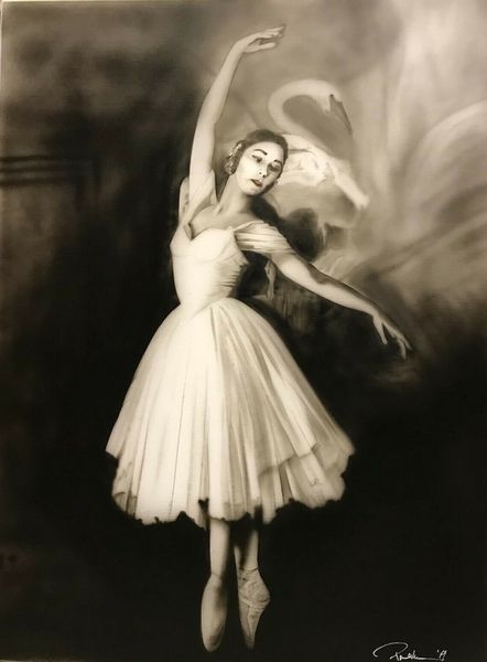 

artworks royal ballet ballerina home decor handpainted &hd print oil painting on canvas large wall art canvas pictures 210125