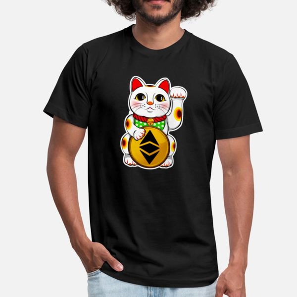 

ethereum classic t-shirt lucky cat maneki neko designers graphic t shirt humor black vintage tracksuit hoodie sweatshirt