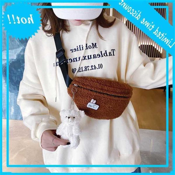 

casual women heuptas fanny pack mode pluche belt cups crossbody chest pouc a69c